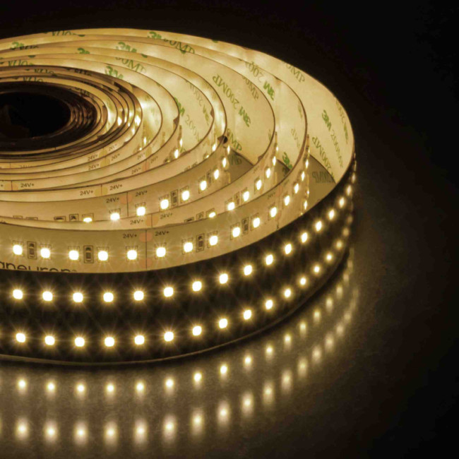 Светодиодная лента Apeyron 24В ПРО 42Вт/м smd2835 240д/м IP20 4200Лм/м 5м 3000К 00-306 Светодиодная лента Apeyron 24В ПРО 42Вт/м smd2835 240д/м IP20 4200Лм/м 5м 3000К 00-306