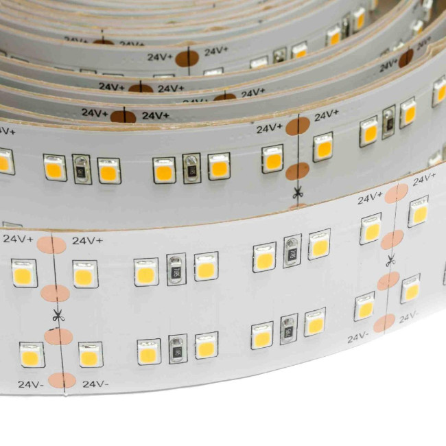 Светодиодная лента Apeyron 24В ПРО 42Вт/м smd2835 240д/м IP20 4200Лм/м 5м 3000К 00-306 Светодиодная лента Apeyron 24В ПРО 42Вт/м smd2835 240д/м IP20 4200Лм/м 5м 3000К 00-306