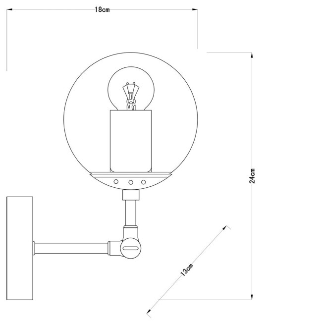 Спот Arte Lamp A1664AP-1CC