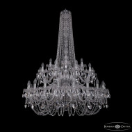 Подвесная люстра Bohemia Ivele Crystal 1402/20+10+5/400/h-160/2d Ni
