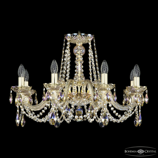 Подвесная люстра Bohemia Ivele Crystal 1402/8/240 G M801