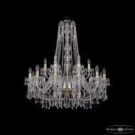 Подвесная люстра Bohemia Ivele Crystal 1403/12+6/300/h-95 G Подвесная люстра Bohemia Ivele Crystal 1403/12+6/300/h-95 G