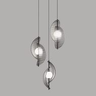 Подвесной светильник MD24030035-3A black/smoky Подвесной светильник MD24030035-3A black/smoky