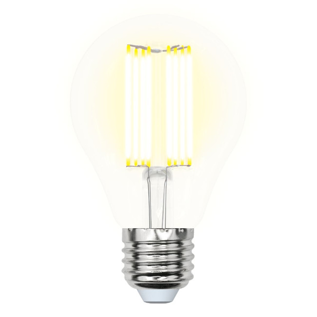 Лампа светодиодная (UL-00005897) Uniel E27 23W прозрачная LED-A70-23W/3000K/E27/CL PLS02WH Лампа светодиодная (UL-00005897) Uniel E27 23W прозрачная LED-A70-23W/3000K/E27/CL PLS02WH