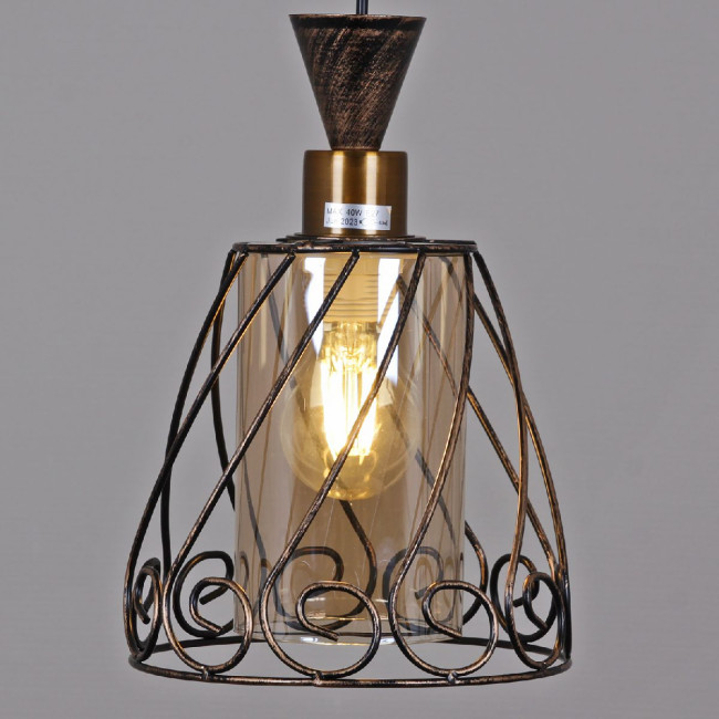 Подвесной светильник Reluce 03609-0.4-03 BK+GD