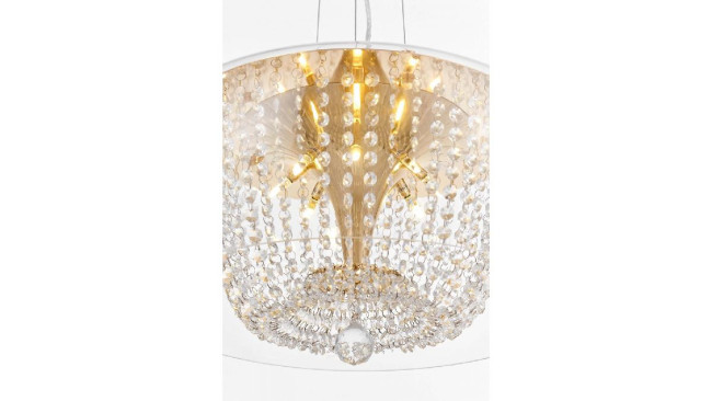 Подвесная люстра Lumina Deco Disposa LDP 7018-500 PR+F.GD