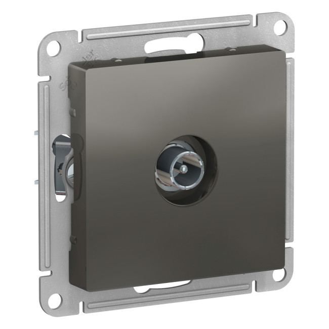 Розетка TV оконечная 1DB Systeme Electric AtlasDesign Сталь ATN000991 Розетка TV оконечная 1DB Systeme Electric AtlasDesign Сталь ATN000991