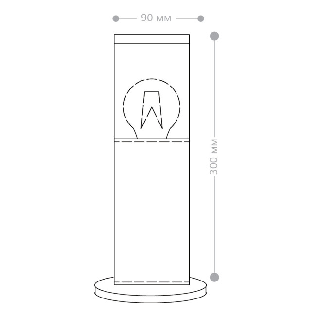 Ландшафтный светильник Feron Бостон DH1303 51332 Ландшафтный светильник Feron Бостон DH1303 51332