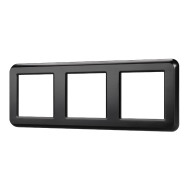 Рамка трехместная Arlight FRM-VERSA-PL-3-BK 043784
