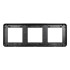 Рамка трехместная Arlight FRM-VERSA-PL-3-BK 043784 Рамка трехместная Arlight FRM-VERSA-PL-3-BK 043784