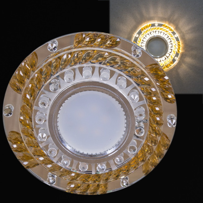 Встраиваемый светильник Reluce 22092-9.0-001PL MR16+LED3W CL+GD Встраиваемый светильник Reluce 22092-9.0-001PL MR16+LED3W CL+GD