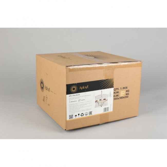 Подвесная люстра APLOYT Toinet APL.734.06.03 Подвесная люстра APLOYT Toinet APL.734.06.03