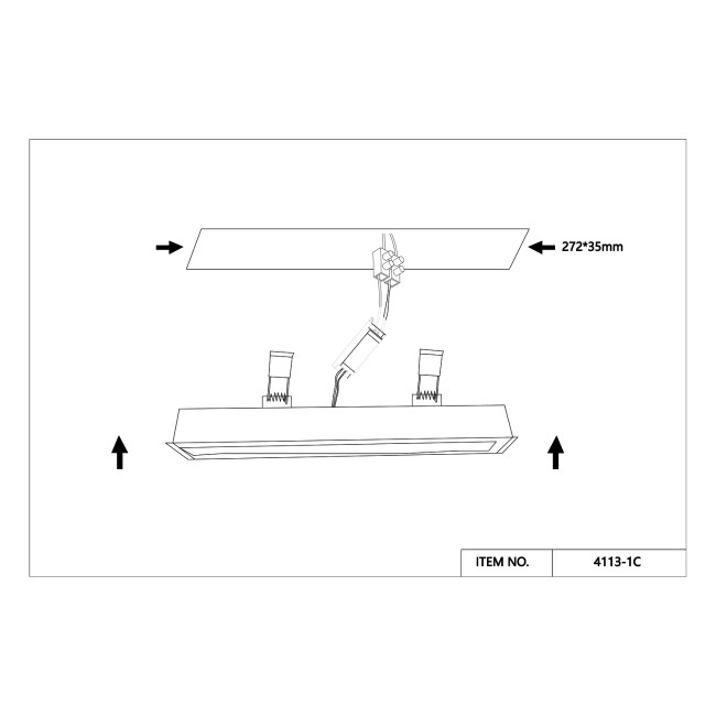 Встраиваемый светильник Favourite Aplot 4113-1C