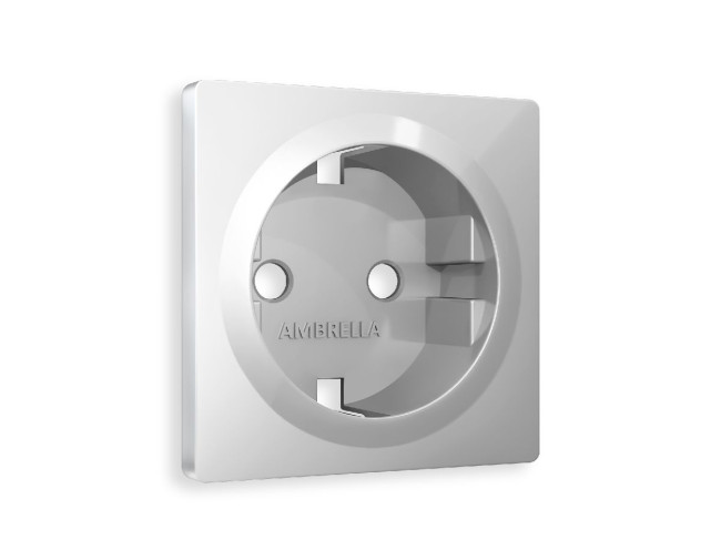 Лицевая панель для розетки с/з Ambrella Volt Alfa AP4060 Лицевая панель для розетки с/з Ambrella Volt Alfa AP4060