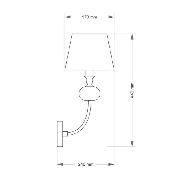 Бра Kutek Mood Modesto MOD-K-1 (CZ) Бра Kutek Mood Modesto MOD-K-1 (CZ)