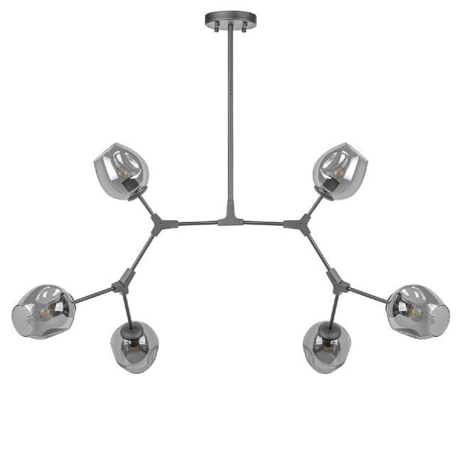 Люстра на штанге AM Group LOFT-6 BK Люстра на штанге AM Group LOFT-6 BK