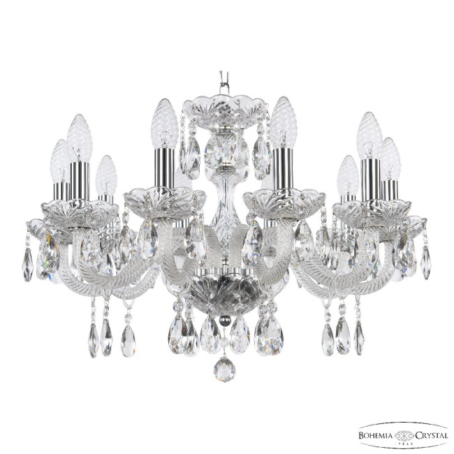 Подвесная люстра Bohemia Ivele Crystal 117/10/195 Ni Подвесная люстра Bohemia Ivele Crystal 117/10/195 Ni