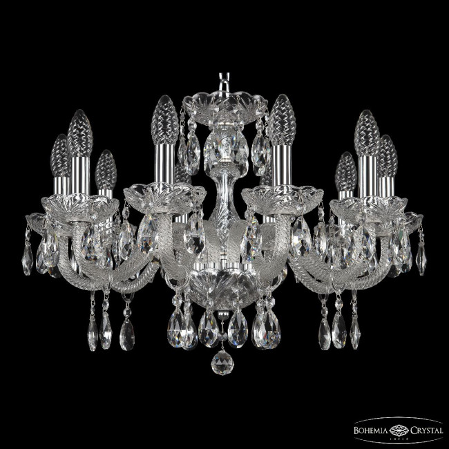 Подвесная люстра Bohemia Ivele Crystal 117/10/195 Ni Подвесная люстра Bohemia Ivele Crystal 117/10/195 Ni