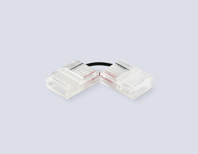 Соединитель угловой Ambrella Light Illumination COB 12/24V для лент 12mm (2 конт.) (10шт. в комплекте) GS6871 Соединитель угловой Ambrella Light Illumination COB 12/24V для лент 12mm (2 конт.) (10шт. в комплекте) GS6871