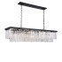 Подвесная люстра Delight Collection 1920s Odeon KR0387P-12C/P black/clear
