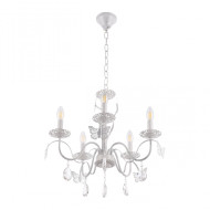 Подвесная люстра Arte Milano 346179/5 WT+SL Подвесная люстра Arte Milano 346179/5 WT+SL