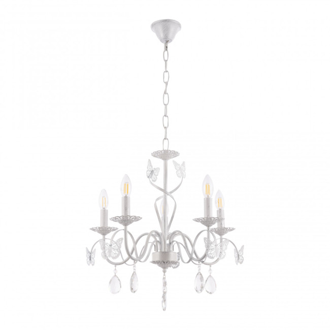 Подвесная люстра Arte Milano 346179/5 WT+SL Подвесная люстра Arte Milano 346179/5 WT+SL
