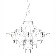 Подвесной светильник Delight Collection Lucciola MD18001068-1E chrome Подвесной светильник Delight Collection Lucciola MD18001068-1E chrome