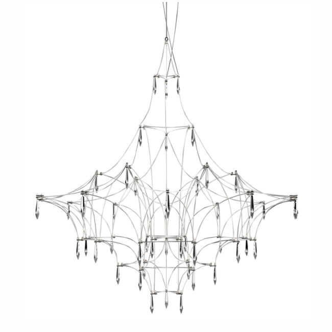 Подвесной светильник Delight Collection Lucciola MD18001068-1E chrome Подвесной светильник Delight Collection Lucciola MD18001068-1E chrome