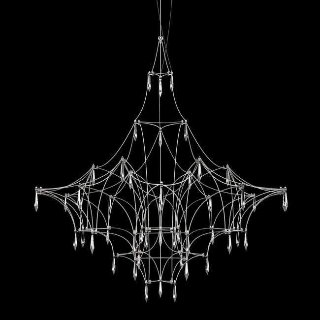 Подвесной светильник Delight Collection Lucciola MD18001068-1E chrome Подвесной светильник Delight Collection Lucciola MD18001068-1E chrome