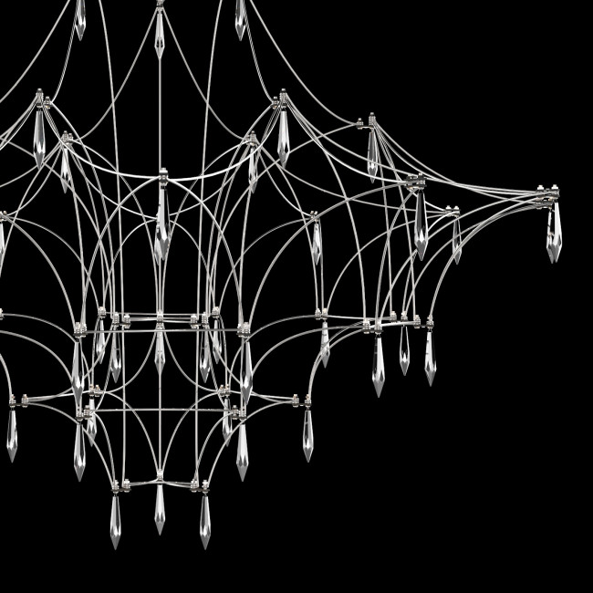 Подвесной светильник Delight Collection Lucciola MD18001068-1E chrome Подвесной светильник Delight Collection Lucciola MD18001068-1E chrome