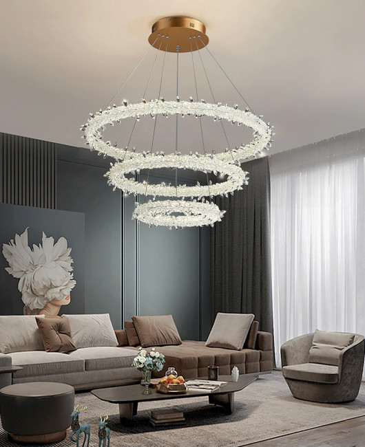 Подвесной светильник Delight Collection MD-012 MD-0120B-40+60+80 gold