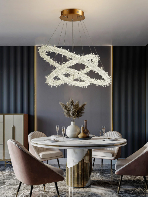 Подвесной светильник Delight Collection MD-012 MD-0120B-40+60+80 gold