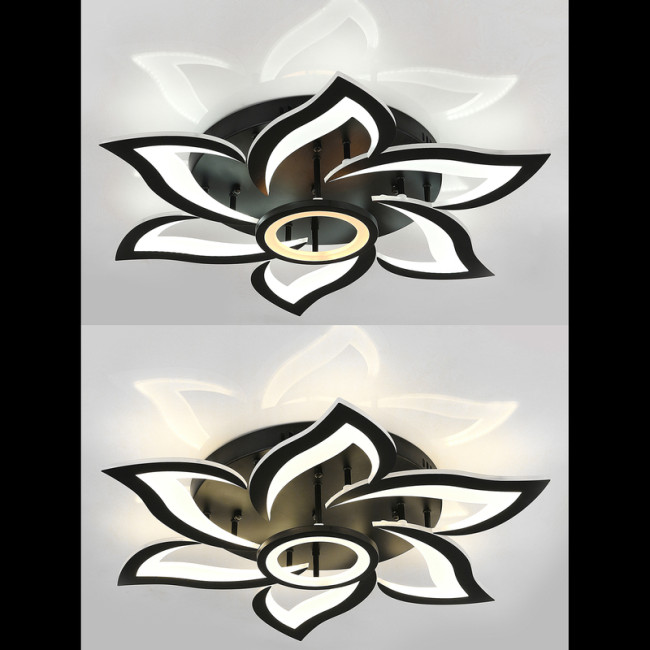 Потолочная люстра Natali Kovaltseva Olimp HIGH-TECH LED LAMPS 82020 BLACK