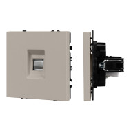 Механизм компьютерной розетки Arlight SCT-NOBE-MPC1-SFPL-CA (RJ-45, CAT6) 059438