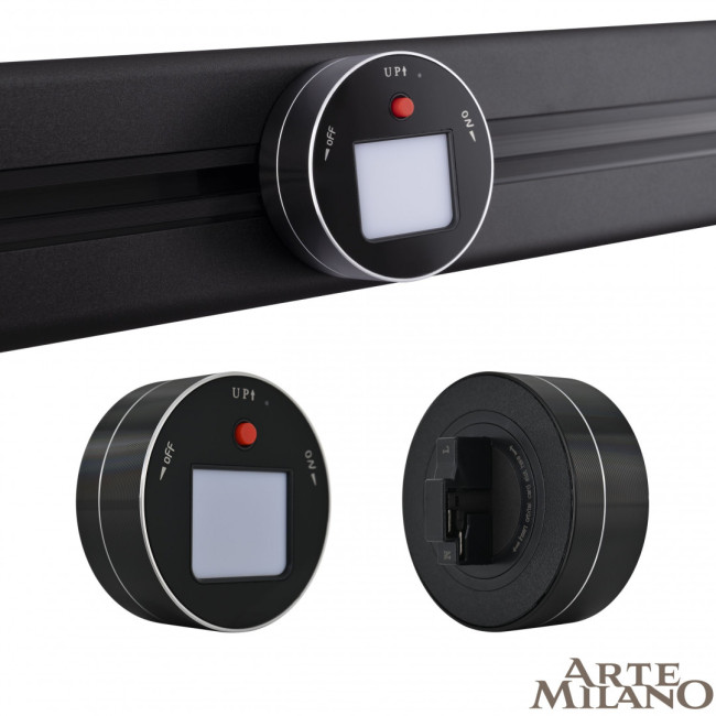 Трековая подсветка Arte Milano Am-track-sockets 380011TL/Light Black Трековая подсветка Arte Milano Am-track-sockets 380011TL/Light Black