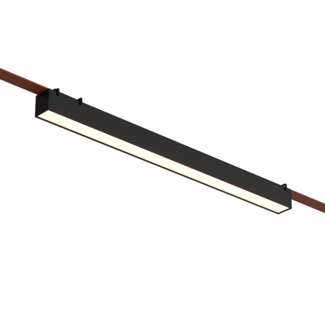 Трековый однофазный светильник Denkirs Belty linear DK5676-BK Трековый однофазный светильник Denkirs Belty linear DK5676-BK