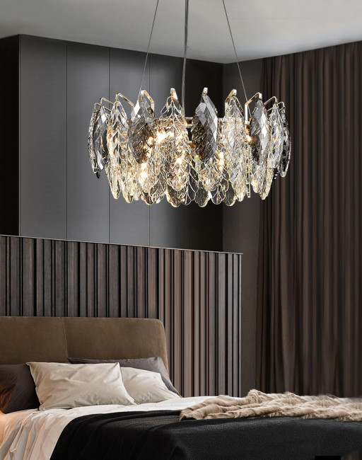 Подвесная люстра Delight Collection D8011P/R-600 gold/smoky