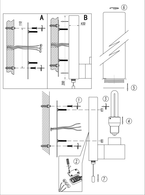 Подсветка для зеркал Odeon Light Tingi 2660/1W