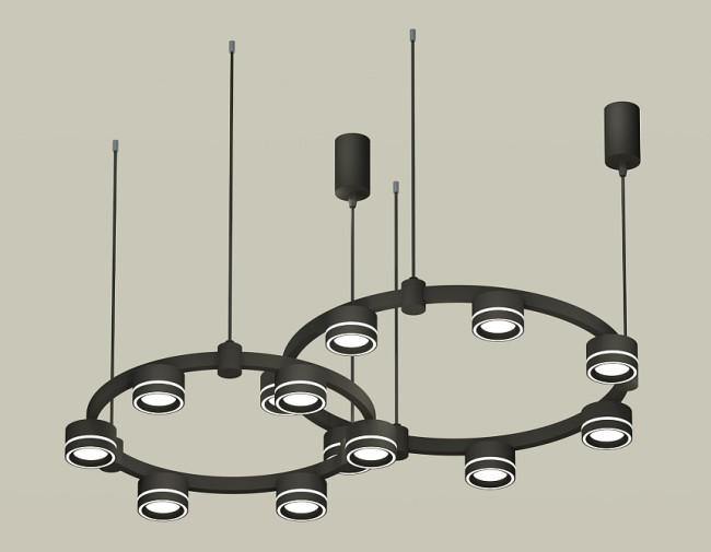 Комплект подвесного светильника Ambrella Light Techno Ring XR92091004 (A9209x2, C9238, C9232, N8434) Комплект подвесного светильника Ambrella Light Techno Ring XR92091004 (A9209x2, C9238, C9232, N8434)