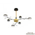 Люстра на штанге Arte Milano Ferrara 276240/6+1 BK/GD Люстра на штанге Arte Milano Ferrara 276240/6+1 BK/GD