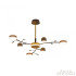 Люстра на штанге Arte Milano Ferrara 276240/6+1 BK/GD Люстра на штанге Arte Milano Ferrara 276240/6+1 BK/GD