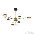 Люстра на штанге Arte Milano Ferrara 276240/6+1 BK/GD Люстра на штанге Arte Milano Ferrara 276240/6+1 BK/GD