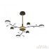 Люстра на штанге Arte Milano Ferrara 276240/6+1 BK/GD Люстра на штанге Arte Milano Ferrara 276240/6+1 BK/GD