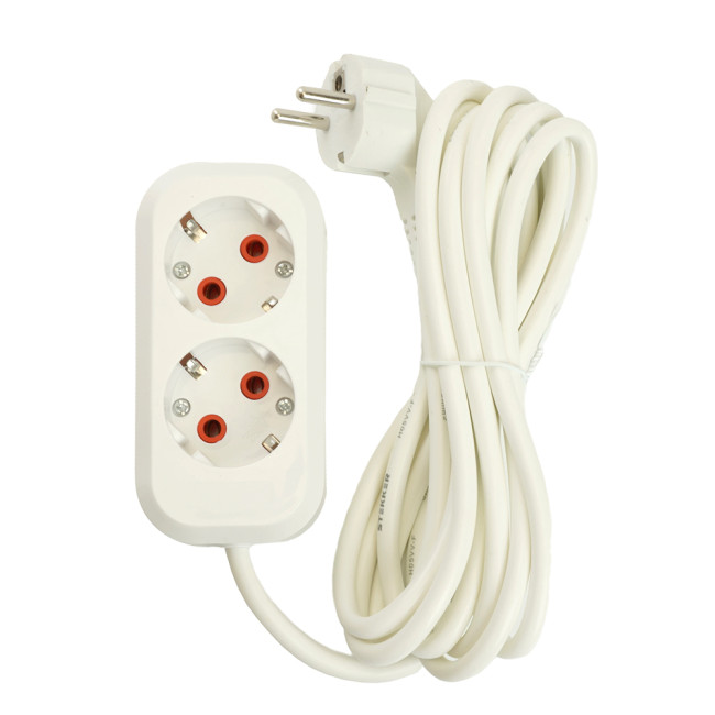 Удлинитель двухместный Stekker Home 49340 Удлинитель двухместный Stekker Home 49340