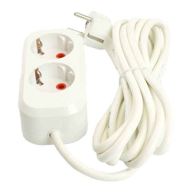 Удлинитель двухместный Stekker Home 49340 Удлинитель двухместный Stekker Home 49340