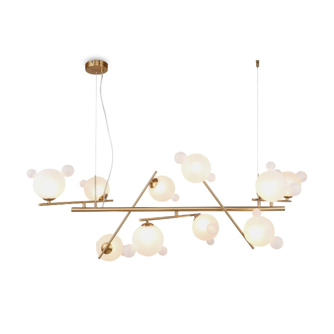 Подвесная люстра Freya Flaty FR5374PL-10BS Подвесная люстра Freya Flaty FR5374PL-10BS