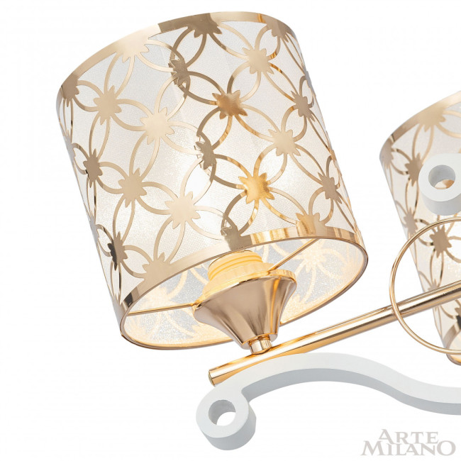 Подвесная люстра Arte Milano Florentia-3097 303097/3 Wh/Gd Подвесная люстра Arte Milano Florentia-3097 303097/3 Wh/Gd