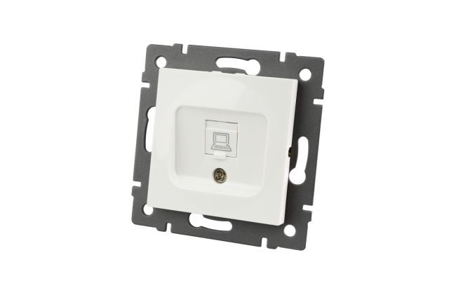 Механизм компьютерной розетки Arlight SCT-MPC1-PL-WH-V (RJ-45, CAT6) 049842 Механизм компьютерной розетки Arlight SCT-MPC1-PL-WH-V (RJ-45, CAT6) 049842