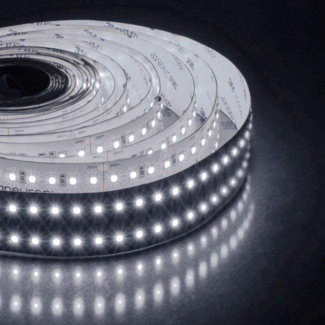Светодиодная лента Apeyron 24В ПРО 26Вт/м smd2835 240д/м IP20 2700Лм/м 5м 4000К 00-314 Светодиодная лента Apeyron 24В ПРО 26Вт/м smd2835 240д/м IP20 2700Лм/м 5м 4000К 00-314
