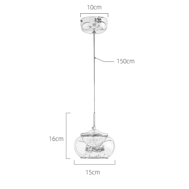 Подвесной светильник MT9128-1H gold/smoke Подвесной светильник MT9128-1H gold/smoke